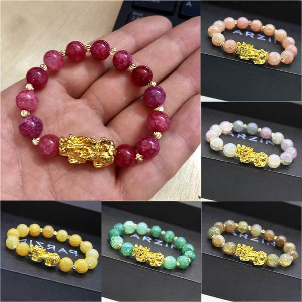 fashion bracelet for women men colorful beads couple luxury jewelry gift bring lucky brave wealth bracelets, Black
fashion bracelet for women men colorful beads couple luxury jewelry gift bring lucky brave wealth bracelets, Black