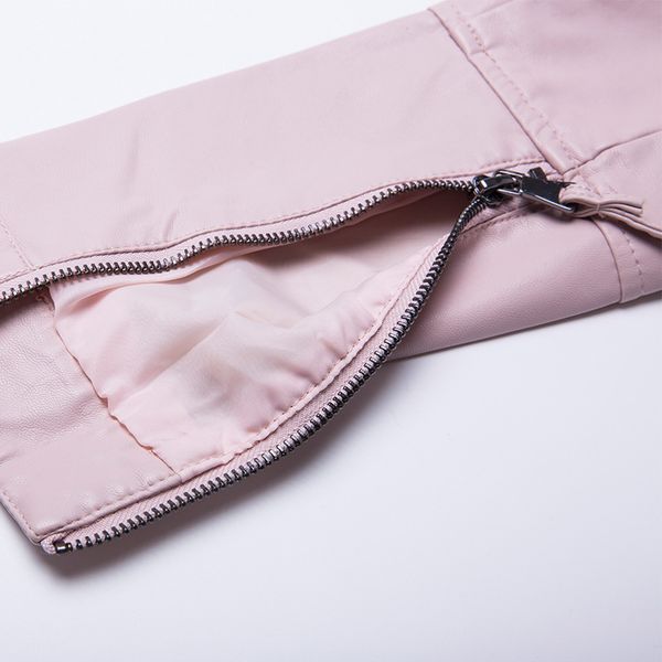 women pink faux leather jackets soft pu lady biker outwear bomber motor leather coat jacket, Black
women pink faux leather jackets soft pu lady biker outwear bomber motor leather coat jacket, Black