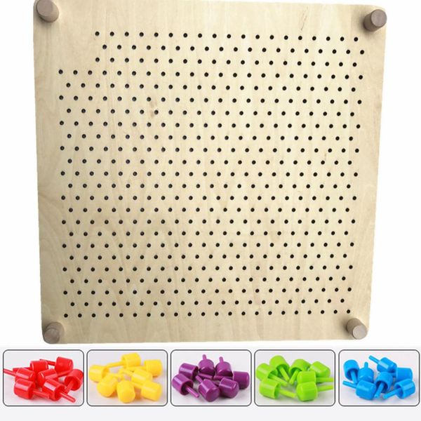 250pcs mushroom nail beads jigsaw puzzle wooden insert board intelligent games kids educational toys children gift
250pcs mushroom nail beads jigsaw puzzle wooden insert board intelligent games kids educational toys children gift