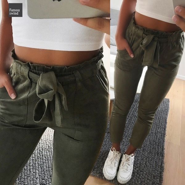 pencil pants style new 2019 elastic waist fashion women mid waist england regular female trousers stly trouser green dark gray, Black;white
pencil pants style new 2019 elastic waist fashion women mid waist england regular female trousers stly trouser green dark gray, Black;white