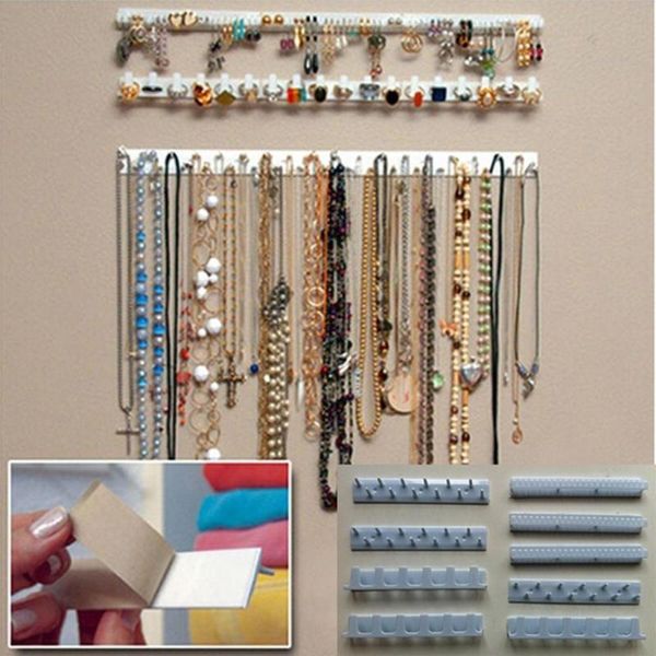 adhesive jewelry earring necklace hanger holder organizer packaging display jewelry rack sticky hooks wall mount stand tray
adhesive jewelry earring necklace hanger holder organizer packaging display jewelry rack sticky hooks wall mount stand tray