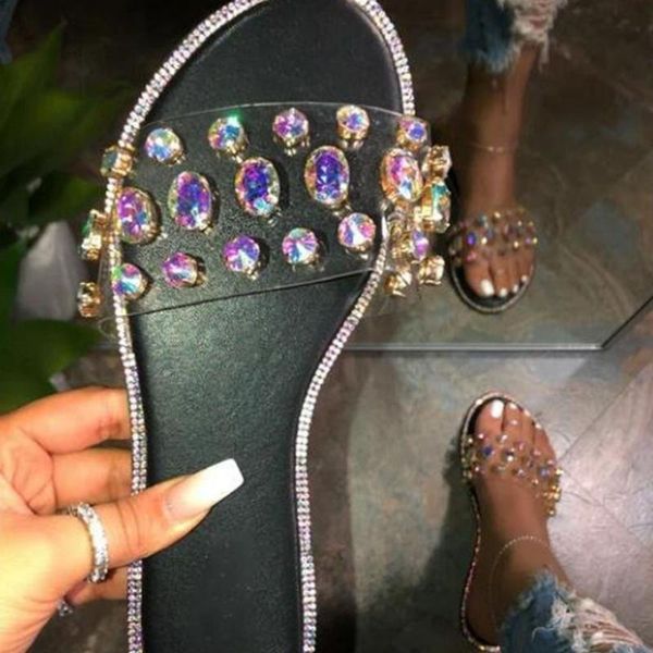 ribetrini new women fashion colorful rhinestone shoes women ins colored print slippers unique summer casual slides, Black
ribetrini new women fashion colorful rhinestone shoes women ins colored print slippers unique summer casual slides, Black