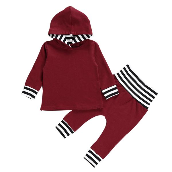 lovely gifts baby clothes winter long sleeve hooded cotton toddler boys girls clothes striped print hoodie +pants outfit, White
lovely gifts baby clothes winter long sleeve hooded cotton toddler boys girls clothes striped print hoodie +pants outfit, White