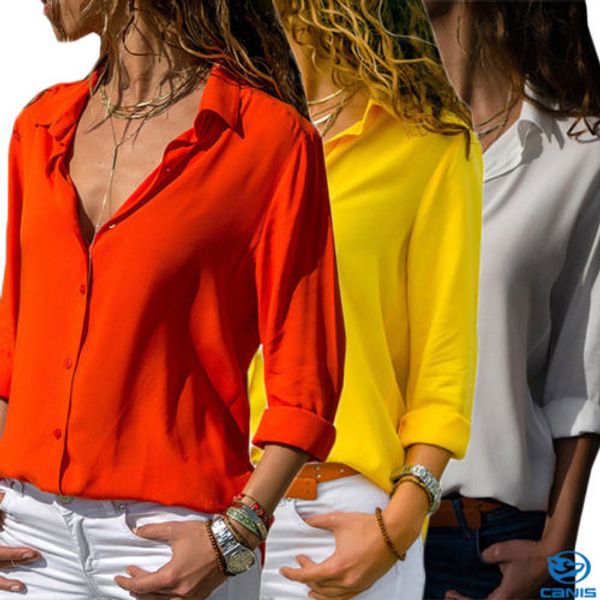 new arrival spring autumn women solid blouse shirt office ladies long sleeve loose blouse casual shirt, White
new arrival spring autumn women solid blouse shirt office ladies long sleeve loose blouse casual shirt, White