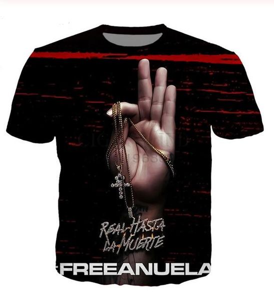 new fashion mens/womans frre anuel t-shirt summer style funny 3d print casual t shirt plus size aa0100, White;black
new fashion mens/womans frre anuel t-shirt summer style funny 3d print casual t shirt plus size aa0100, White;black