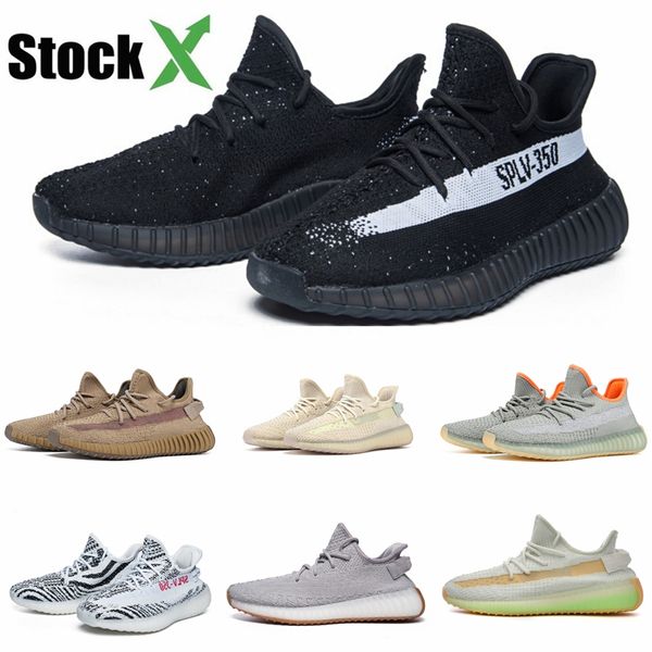 

with box wave runner mauve inertia running shoes kanye west designer shoes men women v2 static sports seankers eur 35-45 #dss874