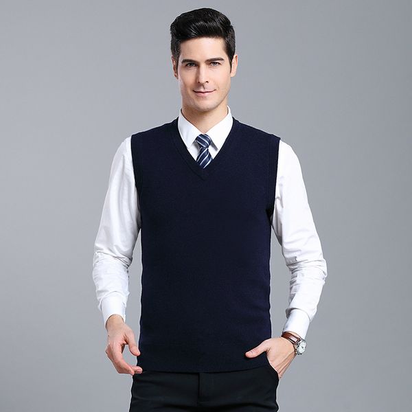 2019 new arrival solid color sweater vest men cashmere sweaters wool thick pullover men v-neck sleeveless, Black;white
2019 new arrival solid color sweater vest men cashmere sweaters wool thick pullover men v-neck sleeveless, Black;white
