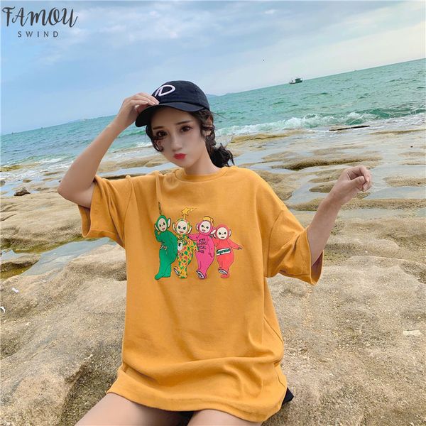 90s women t shirt kawaii casual summer cotton short sleeve streetwear harajuku vintage aesthetics tee shirt femme printed, White
90s women t shirt kawaii casual summer cotton short sleeve streetwear harajuku vintage aesthetics tee shirt femme printed, White