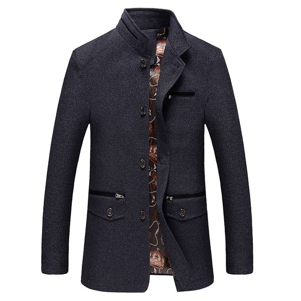 big size men casual long jacket spring autumn male thin stand collar windbreak outwear parka coat business varsity overcoat, Black;brown
big size men casual long jacket spring autumn male thin stand collar windbreak outwear parka coat business varsity overcoat, Black;brown
