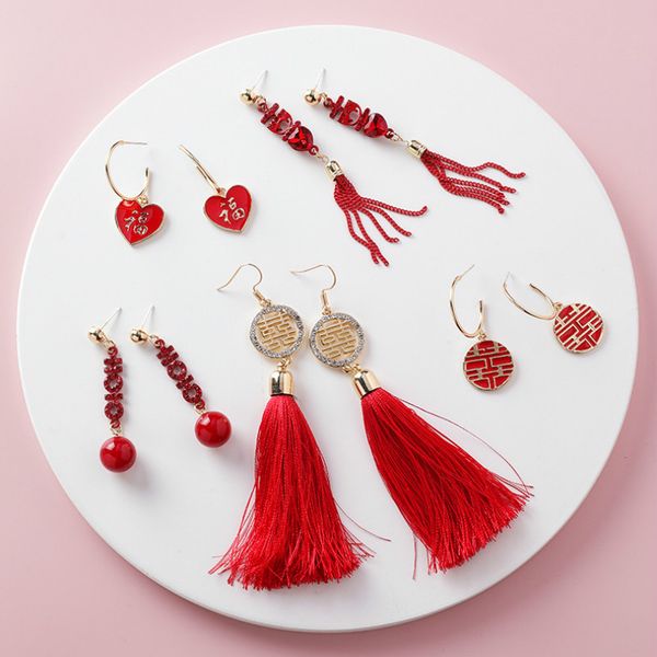 chinese ethnic tassel long earrings wedding bride good luck dangle earrings for women fashion jewelry pendientes earings gifts, Silver
chinese ethnic tassel long earrings wedding bride good luck dangle earrings for women fashion jewelry pendientes earings gifts, Silver
