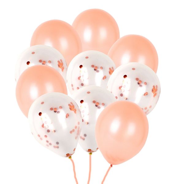 10pcs rose gold latex confetti balloons set wedding birthday party baby shower garland decor
10pcs rose gold latex confetti balloons set wedding birthday party baby shower garland decor