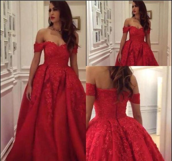 2019 arabic vintage red elegant formal evening dresses off shoulders a line tulle lace appliqued beaded prom dress red carpet fashion wear, Black;red
2019 arabic vintage red elegant formal evening dresses off shoulders a line tulle lace appliqued beaded prom dress red carpet fashion wear, Black;red