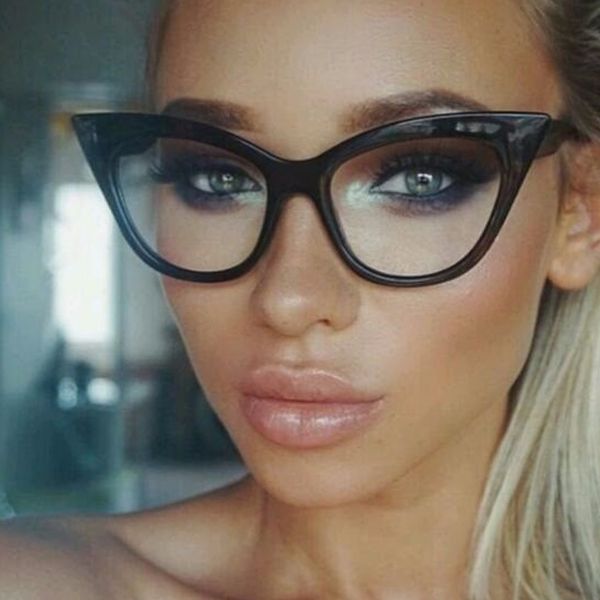 new cat eye glasses frames cat's eye clear eyeglasses ladies spectacles frame retro women's glasses brand with box, Black
new cat eye glasses frames cat's eye clear eyeglasses ladies spectacles frame retro women's glasses brand with box, Black