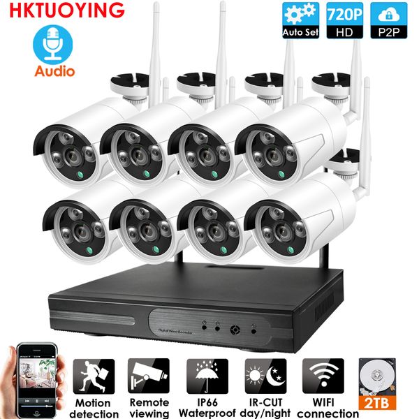 8ch audio cctv system wireless 720p nvr 8pcs 2.0mp ir outdoor p2p wifi ip cctv security camera system surveillance kit
8ch audio cctv system wireless 720p nvr 8pcs 2.0mp ir outdoor p2p wifi ip cctv security camera system surveillance kit