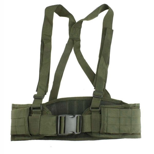 tactical molle belt nylon waist support combat suspender outdoor sports men waistband army hunting waist belts, Black;gray
tactical molle belt nylon waist support combat suspender outdoor sports men waistband army hunting waist belts, Black;gray