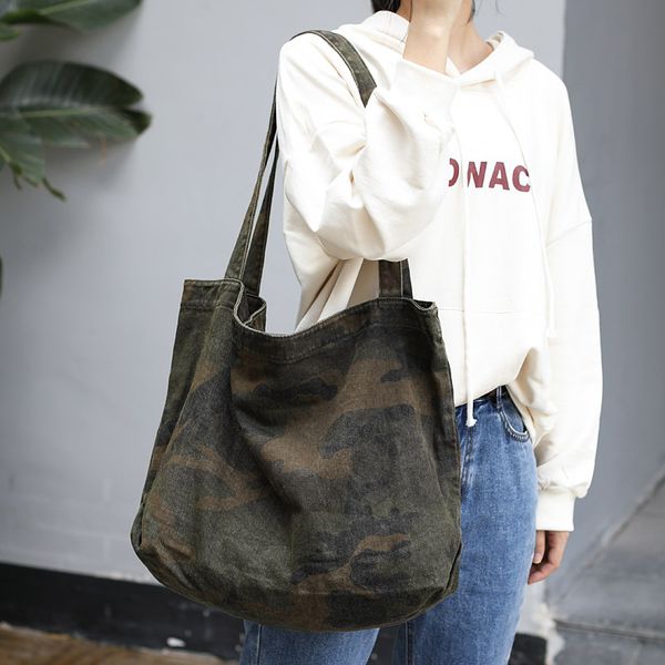 navy style canvas bag casual large-volume camouflage handbag retro shoulder bag for women
navy style canvas bag casual large-volume camouflage handbag retro shoulder bag for women