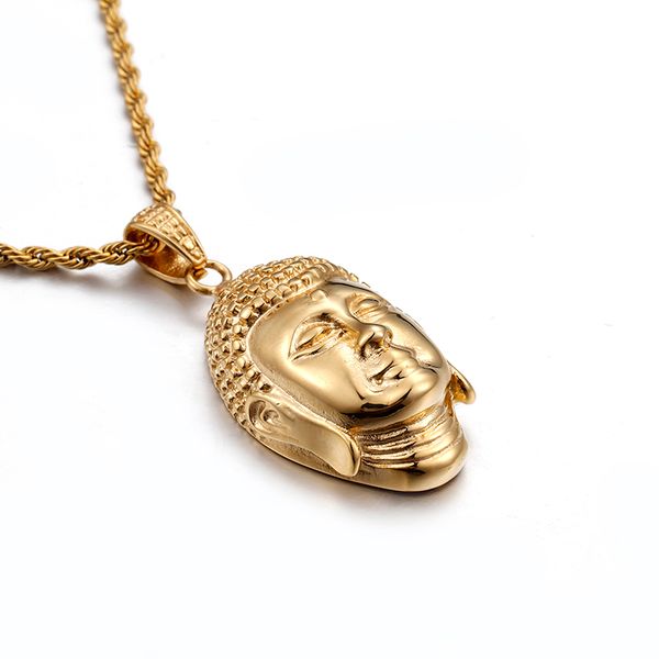 charm buddha head pendants necklace jewelry stainless steel necklace men women lover gift couple religious jewelry, Silver
charm buddha head pendants necklace jewelry stainless steel necklace men women lover gift couple religious jewelry, Silver