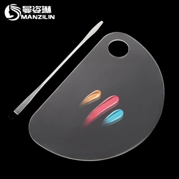 fan shaped makeup nail palette half round cosmetic transparent palette stainless steel color stick make-up teacher makeup tool
fan shaped makeup nail palette half round cosmetic transparent palette stainless steel color stick make-up teacher makeup tool