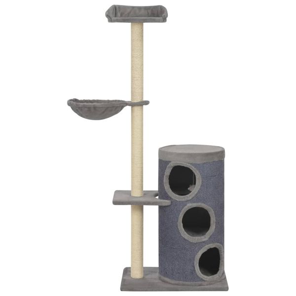cat tree with sisal scratching posts grey 148 cm other bird supplies 
cat tree with sisal scratching posts grey 148 cm other bird supplies