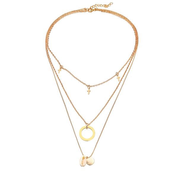 multilayer seashell beach pendants necklace for women gold color summer chain necklace jewelry 2019, Silver
multilayer seashell beach pendants necklace for women gold color summer chain necklace jewelry 2019, Silver