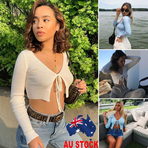 womens knotted tie front bolero shrug long sleeve crop knit sweater cardigan black 2019 autumn mujer warm soft sweater, White
womens knotted tie front bolero shrug long sleeve crop knit sweater cardigan black 2019 autumn mujer warm soft sweater, White