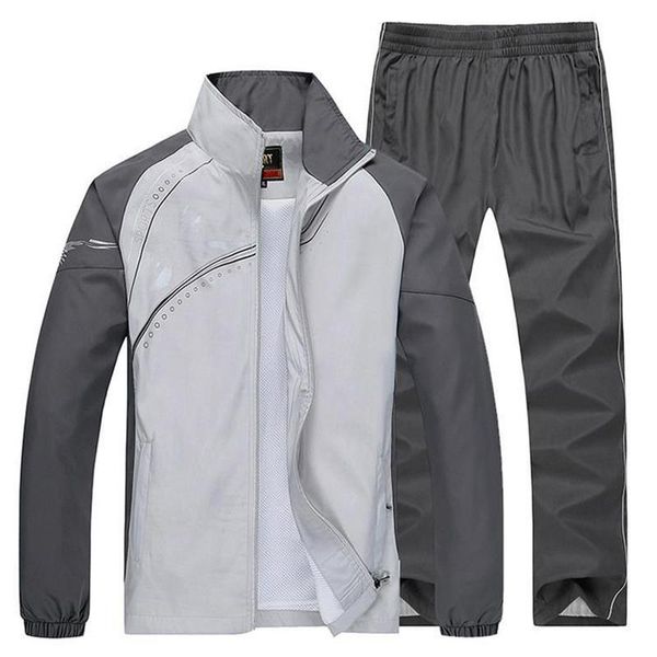 2020 mens sportsuits spring autumn hoodies&sweatshirts printed tracksuits plus size l~5xl mens sportwear set jacket and pants, Gray
2020 mens sportsuits spring autumn hoodies&sweatshirts printed tracksuits plus size l~5xl mens sportwear set jacket and pants, Gray