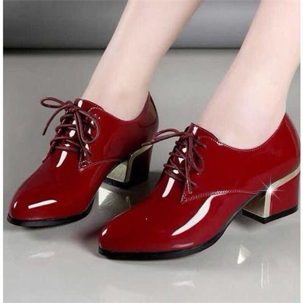 autumn genuine leather thick high heel shoes winter inside plush women fashion patent leather pointed toe pumps, Black
autumn genuine leather thick high heel shoes winter inside plush women fashion patent leather pointed toe pumps, Black