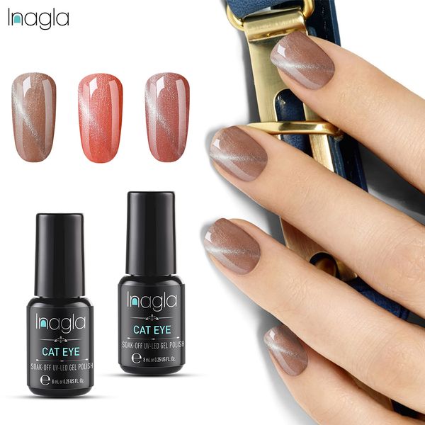inagla 8ml starry cat eye colours series gel nail polish uv led soak off varnishes lacquer pedicure nail art manicure salon, Red;pink
inagla 8ml starry cat eye colours series gel nail polish uv led soak off varnishes lacquer pedicure nail art manicure salon, Red;pink