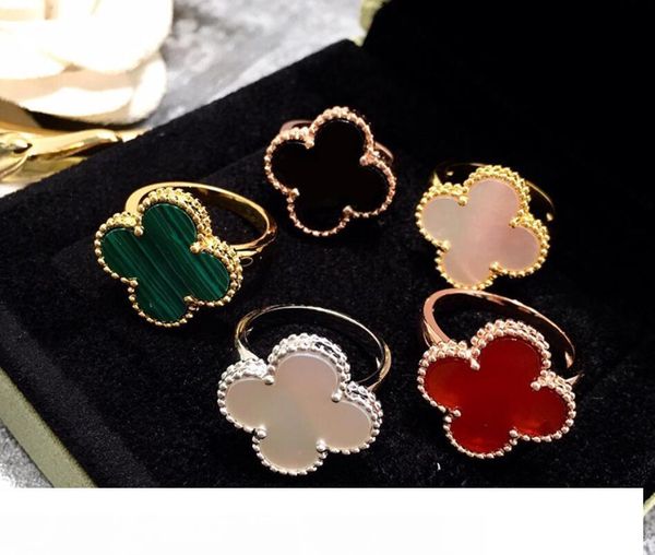 lucky clover ring s925 sterling silver plated 18k rose gold ring black agate white fritillary ring hand jewelry
lucky clover ring s925 sterling silver plated 18k rose gold ring black agate white fritillary ring hand jewelry