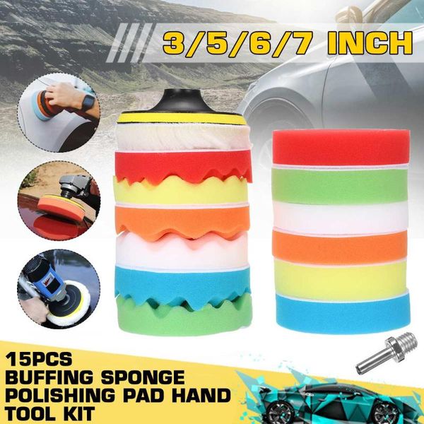 15pcs buffing pad set thread 3-7inch auto car polishing pad kit for car polisher buffers wax +m10 drill adaptor power tools
15pcs buffing pad set thread 3-7inch auto car polishing pad kit for car polisher buffers wax +m10 drill adaptor power tools