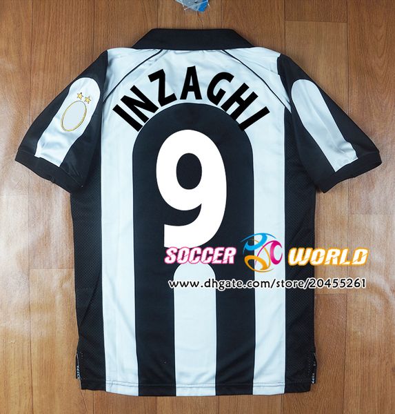 retro 9# inzaghi soccer jersey 97 98 season del piero zidane conte home football shirts size s-xxl, Black;yellow
retro 9# inzaghi soccer jersey 97 98 season del piero zidane conte home football shirts size s-xxl, Black;yellow