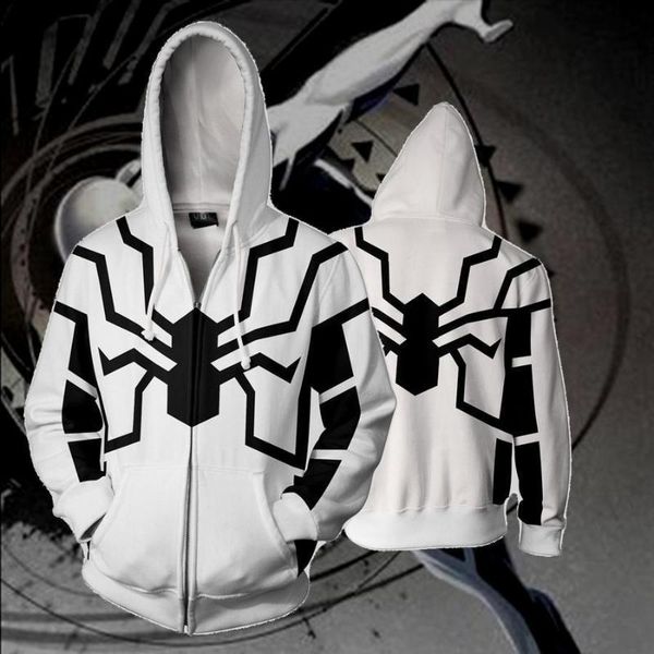 2020 new white venom 3d print man hoodies cartoon sweatshirt fashion casual cosplay streetwear hoodie men, Black
2020 new white venom 3d print man hoodies cartoon sweatshirt fashion casual cosplay streetwear hoodie men, Black