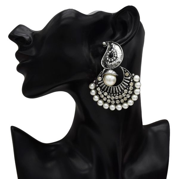afghan turkey silver gold metal long drop earrings big pearl flower crystal oxidized india jhumka statement women ethnic jewelry, Golden
afghan turkey silver gold metal long drop earrings big pearl flower crystal oxidized india jhumka statement women ethnic jewelry, Golden
