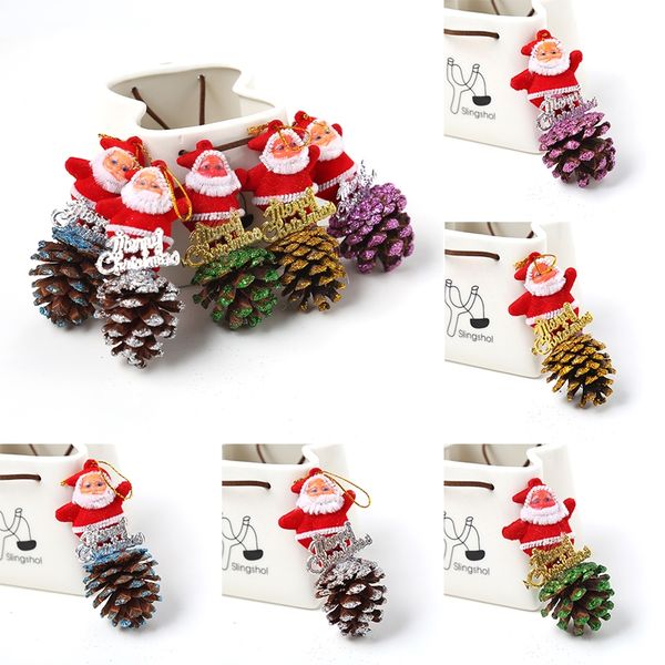 novelty christmas tree santa claus pine cone pinecone hanging decoration decor christmas decorations
novelty christmas tree santa claus pine cone pinecone hanging decoration decor christmas decorations
