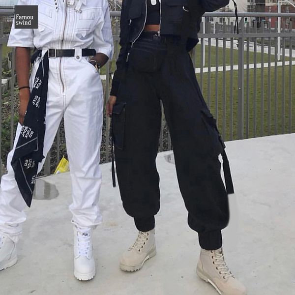 черный карандаш брюки женщины карго длинные карманные эластичные высокой талией streetwear pantalon femme пряжка пояса harajuku casual, Black;white
черный карандаш брюки женщины карго длинные карманные эластичные высокой талией streetwear pantalon femme пряжка пояса harajuku casual, Black;white
