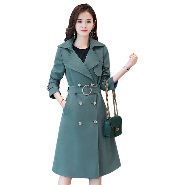 women's trench coats plus size spring overcoat mid-length slim windbreaker coat fashion autumn boutique, Tan;black
women's trench coats plus size spring overcoat mid-length slim windbreaker coat fashion autumn boutique, Tan;black