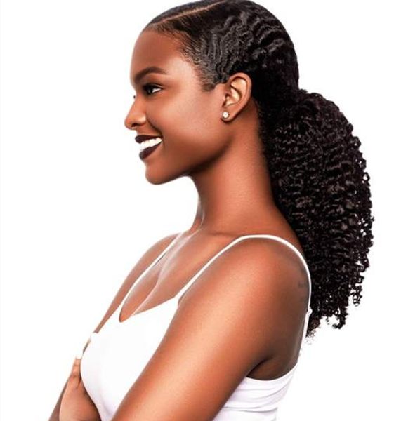 ponytail natural hair kinky curly clip in remy human hair ponytail extensions for black women 140g black brown ship
ponytail natural hair kinky curly clip in remy human hair ponytail extensions for black women 140g black brown ship