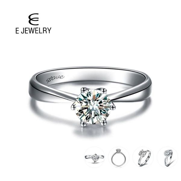 e jewelry 925 sterling silve fashion wedding rings women's 1ct zircon engagement rings glamour jewelry, Golden;silver
e jewelry 925 sterling silve fashion wedding rings women's 1ct zircon engagement rings glamour jewelry, Golden;silver