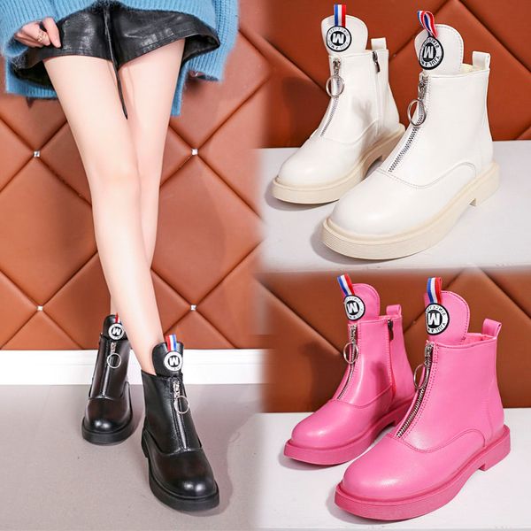 low heels booties round toe shoes lace up women's rubber boots bootee woman 2019 luxury designer booties ladies zipper rain, Black
low heels booties round toe shoes lace up women's rubber boots bootee woman 2019 luxury designer booties ladies zipper rain, Black