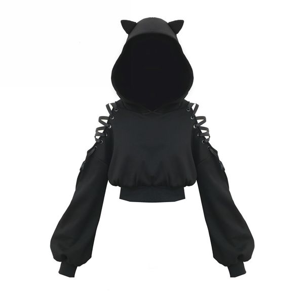 cat ear hoodies sweatshirt women gothic harajuku hoodies autumn winter plus velvet hollow out lace up long sleeve cute, Black
cat ear hoodies sweatshirt women gothic harajuku hoodies autumn winter plus velvet hollow out lace up long sleeve cute, Black