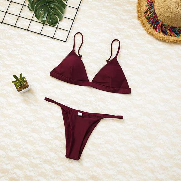triangle bikini set new women solid bathing suit swimwear summer beach wear female low waist red swimsuit biquini 2019 new, White;black
triangle bikini set new women solid bathing suit swimwear summer beach wear female low waist red swimsuit biquini 2019 new, White;black