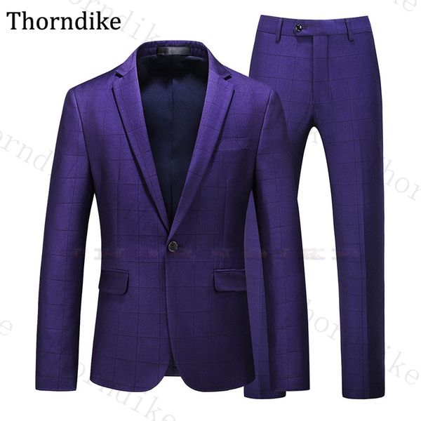 thorndike slim wedding suit notched lapel plaid dinner party prom suit formal business suits for men 2 pcs groom tuxedos sets, White;black
thorndike slim wedding suit notched lapel plaid dinner party prom suit formal business suits for men 2 pcs groom tuxedos sets, White;black