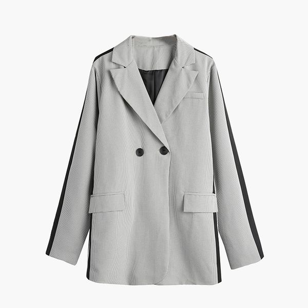 fashion double breasted patchwork blazer female long sleeve office ladies blazer 2020 spring jacket women coats outerwear wb17, White;black
fashion double breasted patchwork blazer female long sleeve office ladies blazer 2020 spring jacket women coats outerwear wb17, White;black