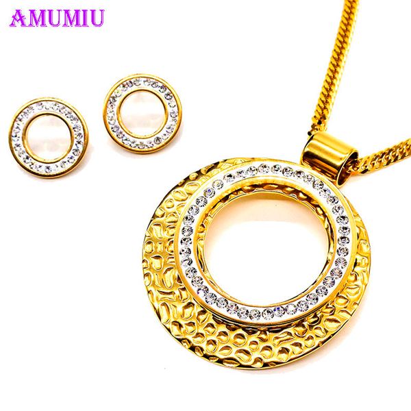 amumiu trendy jewelry rhinestone oval hollow round pendant gold color necklace earring for women wedding party js087, Silver
amumiu trendy jewelry rhinestone oval hollow round pendant gold color necklace earring for women wedding party js087, Silver