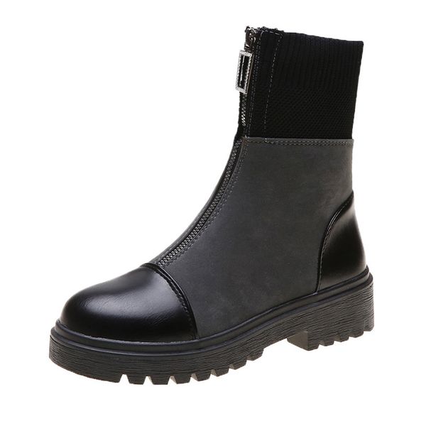 shunruyan brand design round toe ladies shoes casual boots women party boots winter short mid heels boot, Black
shunruyan brand design round toe ladies shoes casual boots women party boots winter short mid heels boot, Black