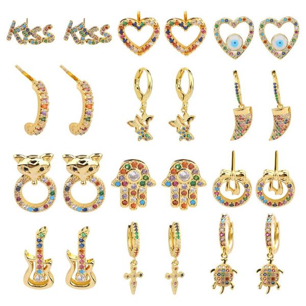 stud 1 pairearrings-set punk gold multiple styles copper earrings for men and women gothic street hip hop ear jewelry, Golden;silver
stud 1 pairearrings-set punk gold multiple styles copper earrings for men and women gothic street hip hop ear jewelry, Golden;silver