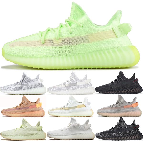 Men Women Running Shoes Black 3M Reflective Glow Static Clay True Form Hyperspace Cream White Butter kanye West Trainers Sports Sneaker
Men Women Running Shoes Black 3M Reflective Glow Static Clay True Form Hyperspace Cream White Butter kanye West Trainers Sports Sneaker
