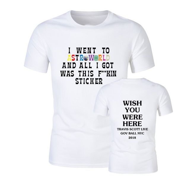 europe and the united states brand t-shirt travis scotts trend big cotton round collar short-sleeved designer men's t-shirt, White;black
europe and the united states brand t-shirt travis scotts trend big cotton round collar short-sleeved designer men's t-shirt, White;black