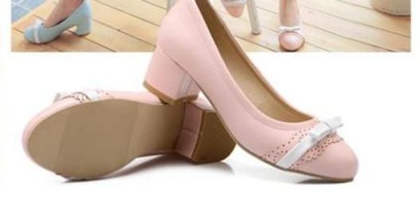 2019 women's shoes in spring and autumn with new style middle heel coarse heel round head bowknot@2174, Black
2019 women's shoes in spring and autumn with new style middle heel coarse heel round head bowknot@2174, Black