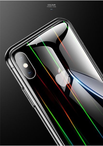 Для IPhone XS Лазерный чехол для телефона Прозрачный закаленный стеклянный чехол Авр
Для IPhone XS Лазерный чехол для телефона Прозрачный закаленный стеклянный чехол Авр